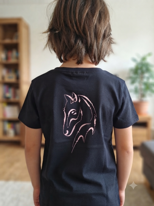 T-shirt personnalisé en coton avec flocage sur-mesure pour enfant