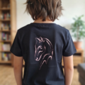 T-shirt personnalisé en coton avec flocage sur-mesure pour enfant