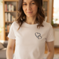 T-shirt personnalisé en coton avec flocage sur-mesure pour particulier et professionnel